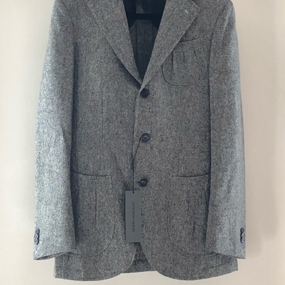 Spier & Mackay Beige Donegal Tweed Jacket